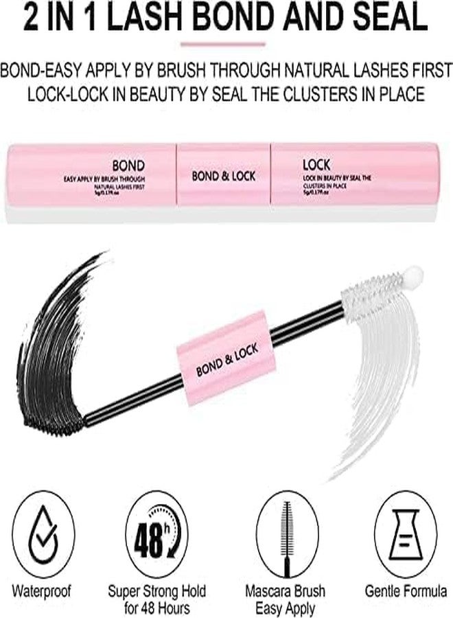 Fenshine Cluster Lashes Individual Lashes Wide Stem 168 PCS D Curl 9-16mm Length DIY Eyelash Extension Individual Soft False for Personal Use at Home - Image 5